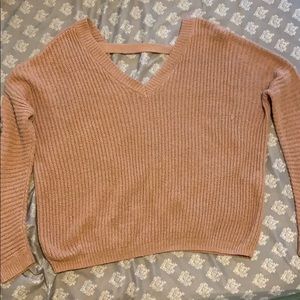 Pink Oversized Sweater